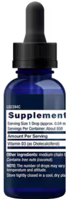 Life Extension Liquid Vitamin D3 50 mcg (2000 IU)