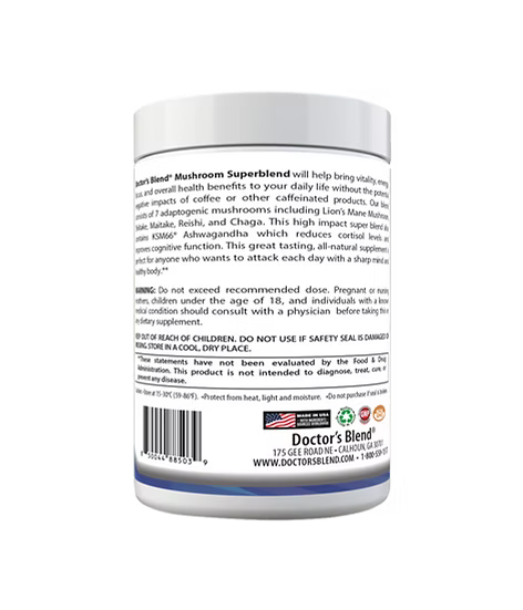 Doctor’s Blend Vitality Mushroom Superblend – Chocolate Spice