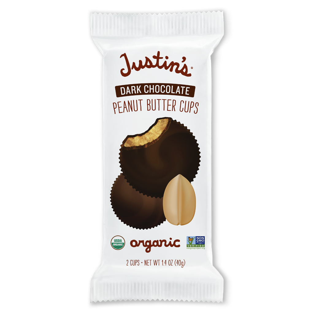 Justin's Dark Chocolate Peanut Butter Cups (2 pack)