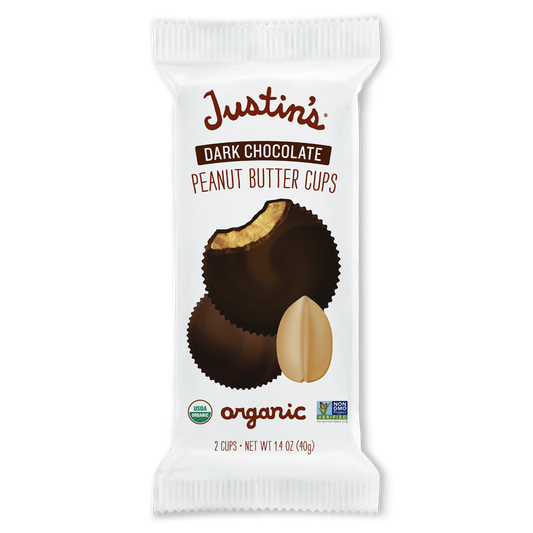 Justin's Dark Chocolate Peanut Butter Cups (2 pack)