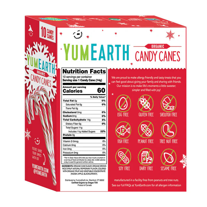 YumEarth Organic Candy Canes