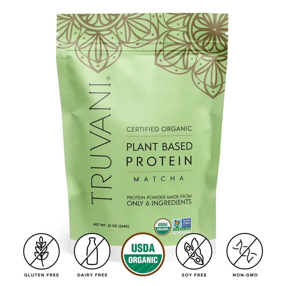 Truvani Plant Based Protein Powder (Matcha) Single Serve