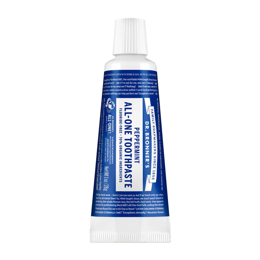 Dr. Bronner's Peppermint All-One Toothpaste 1oz