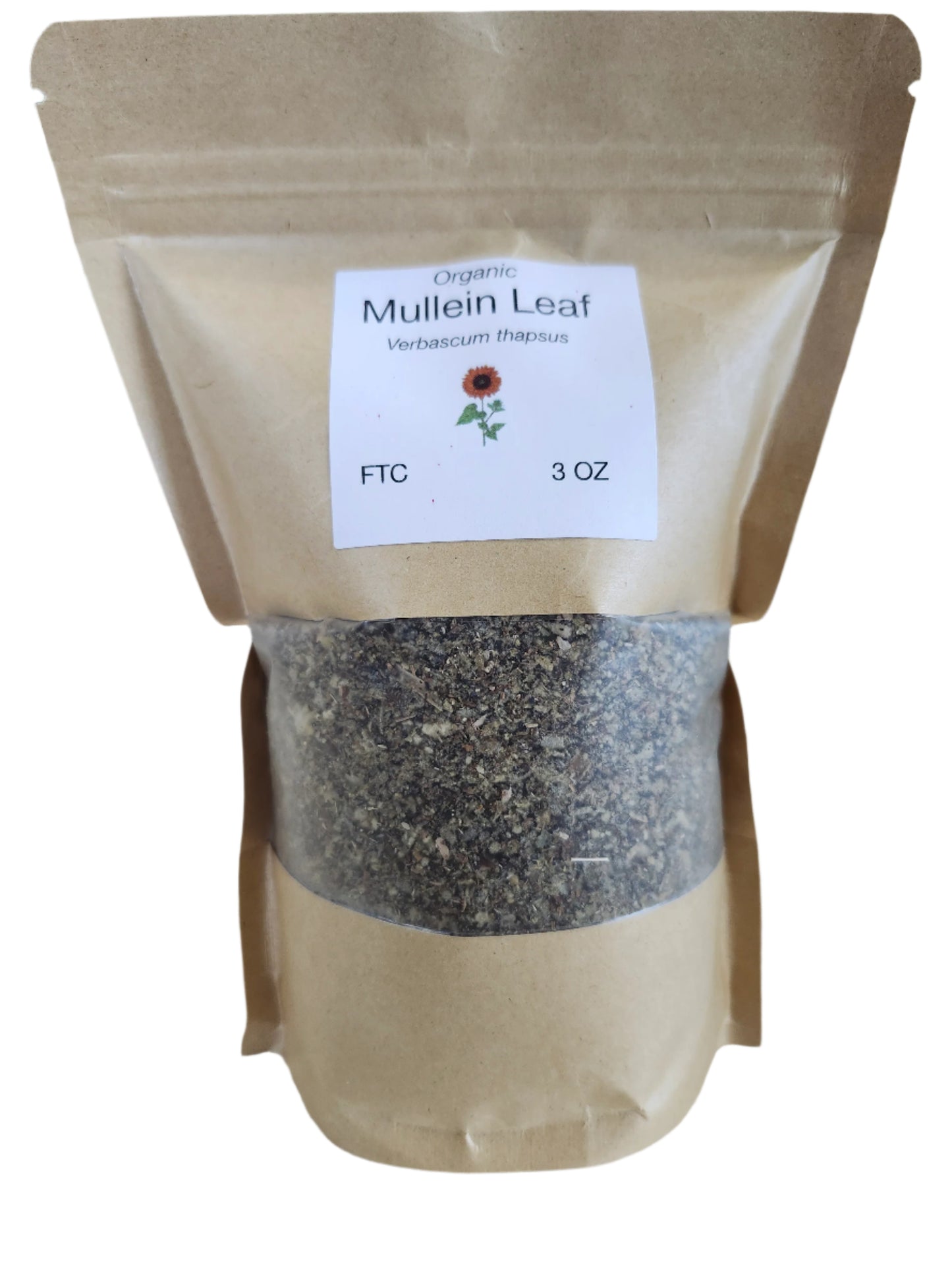 Mullen Leaf Cut and Sifted Organic