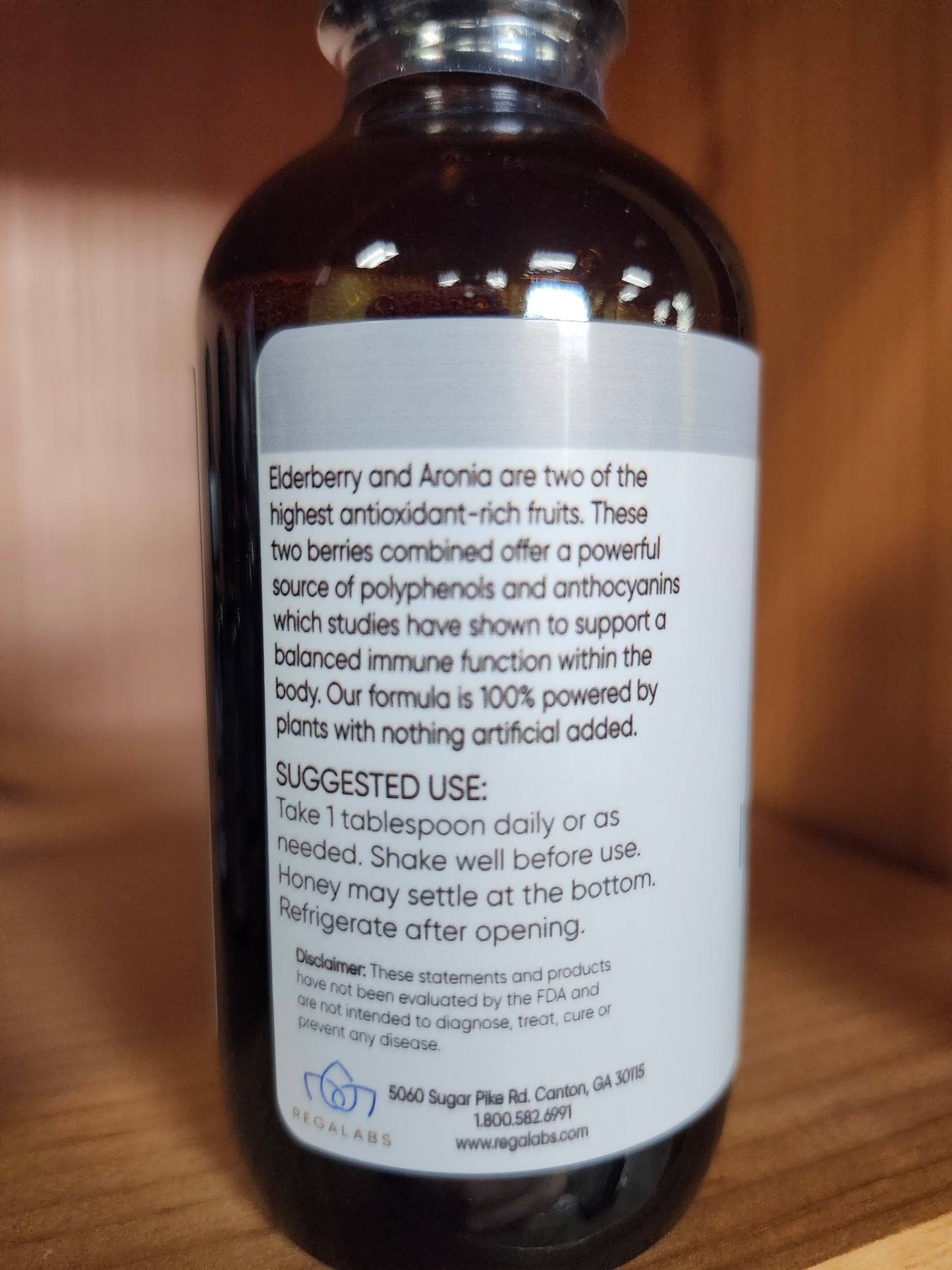 Regalabs Organic Elderberry Syrup