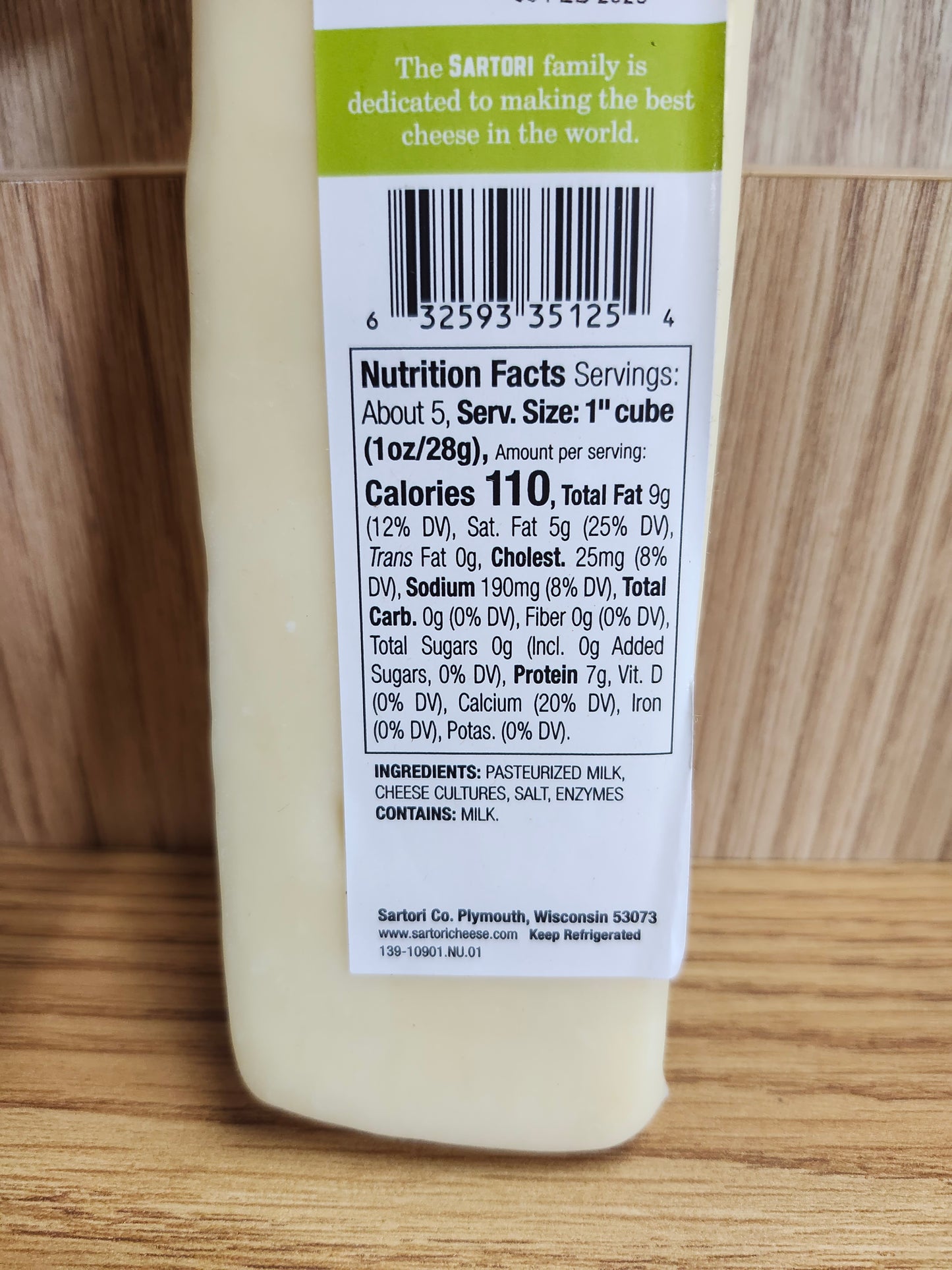 Sartori Classic Asiago Cheese 5oz