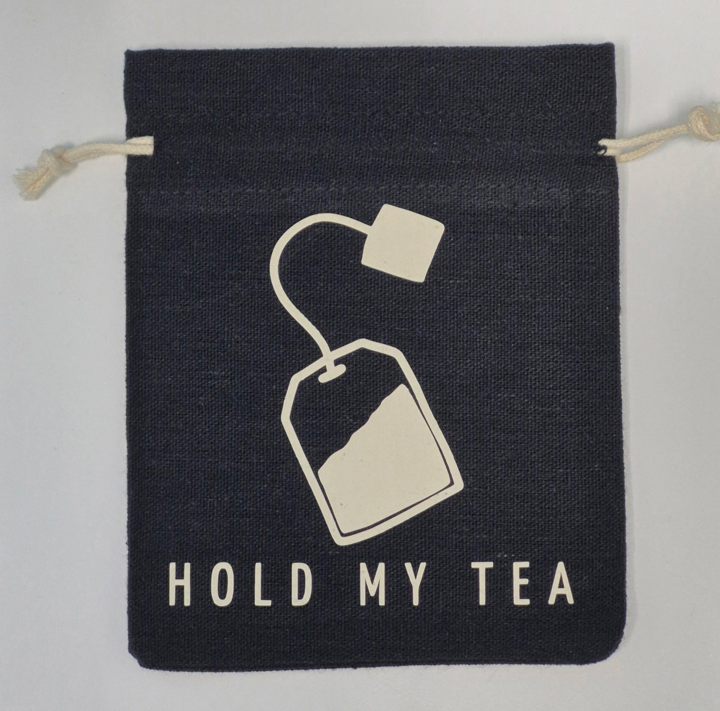 Fine Thyme's Drawstring Tea Travel Bag (W 4.5in x H 5.5in)