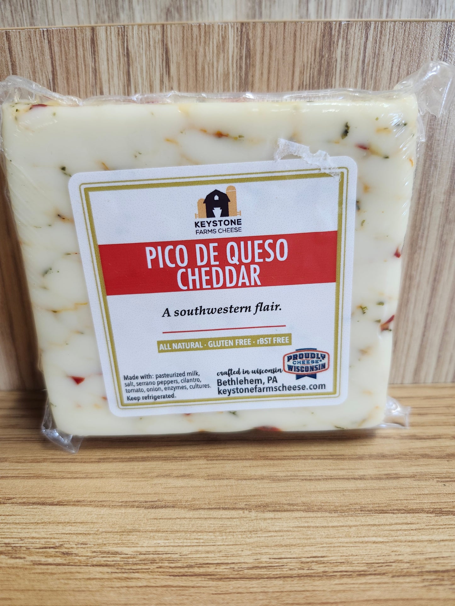 Keystone Farms Cheese Pico De Queso Cheddar