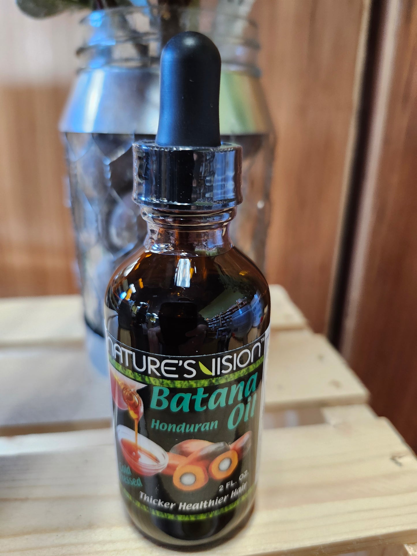 Nature's Vision Batana Oil Cold Pressed 2 fl oz