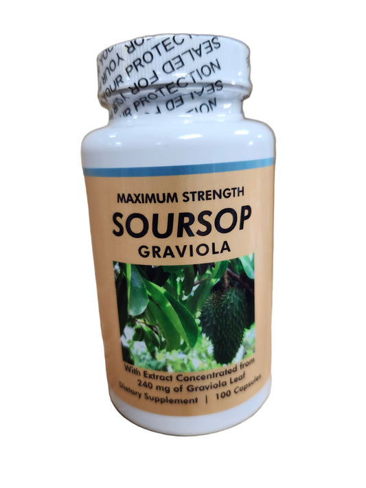 Maximum Strength Soursop (Graviola) (100 caps)