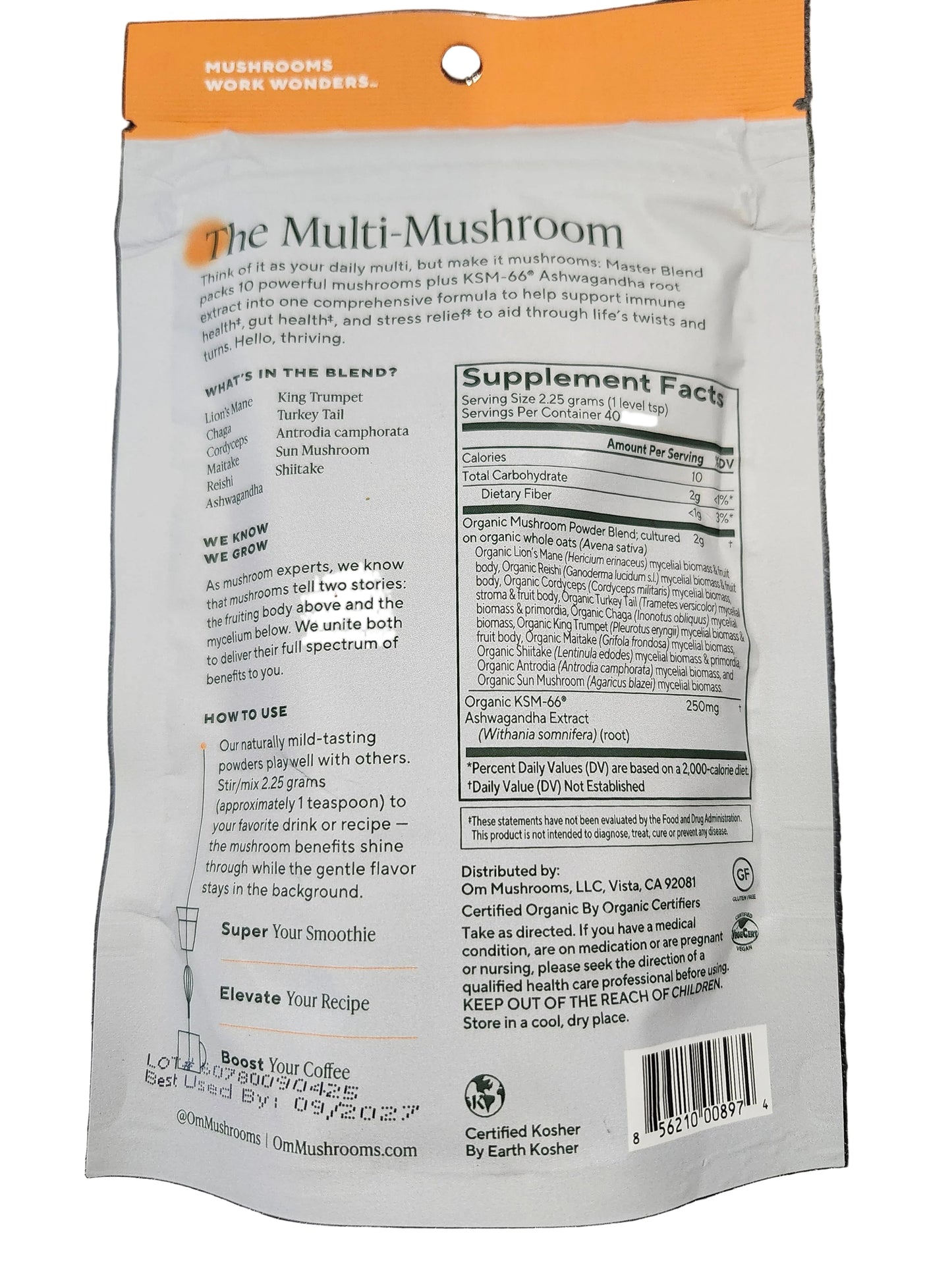 OM Master Blend Mushroom & Adaptagens