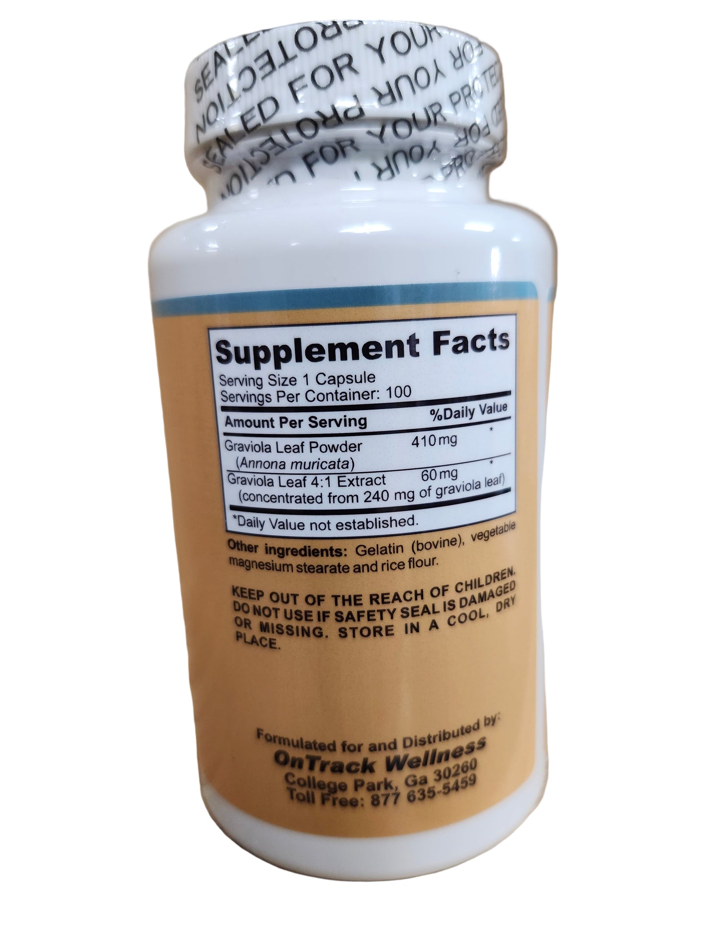 Maximum Strength Soursop (Graviola) (100 caps)