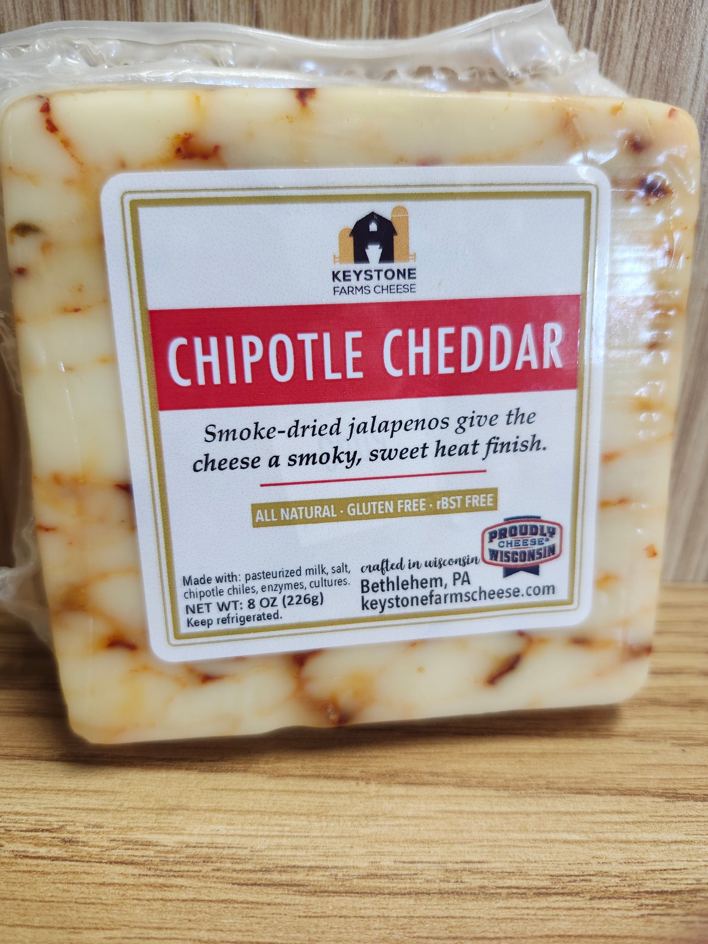 Keystone Farms Cheese Chipotle Cheddar 8oz