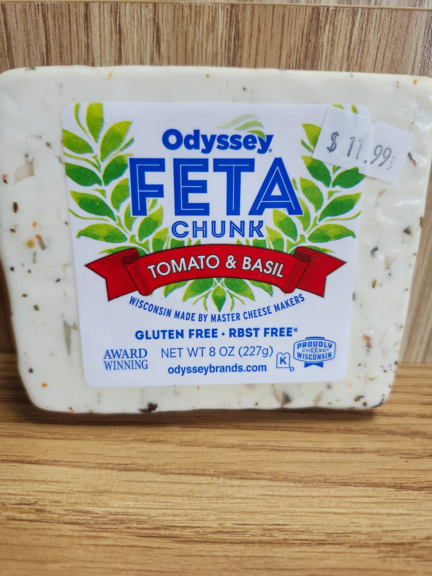 Odyssey Feta Chunk Tomato & Basil 8oz