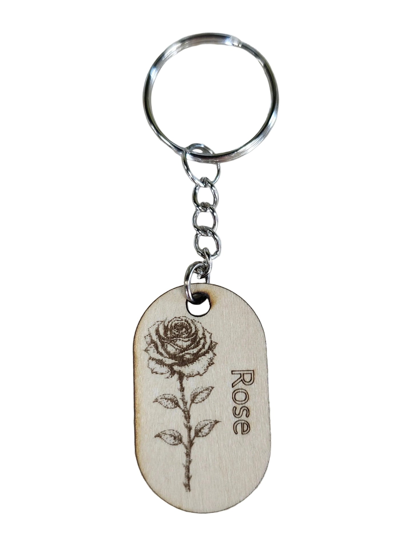 Fine Thymes Wood Keychain