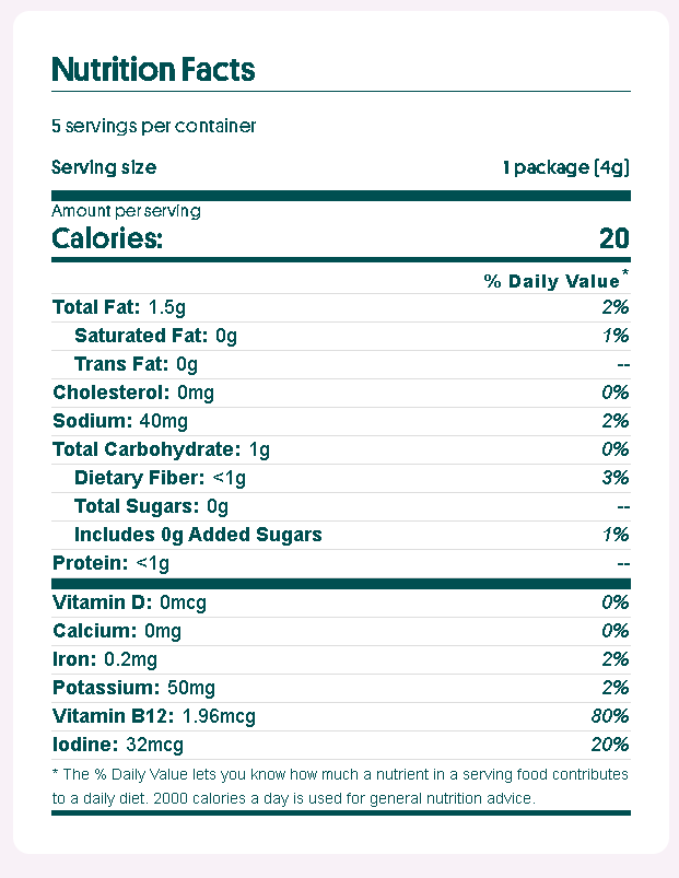 Gimme Teriyaki Seaweed Snacks Grab n' Go (4g)