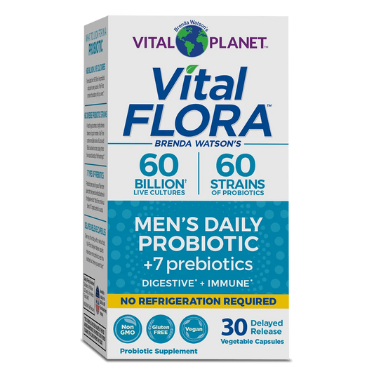 Vital Flora Men’s Daily Probiotic (Shelf Stable)