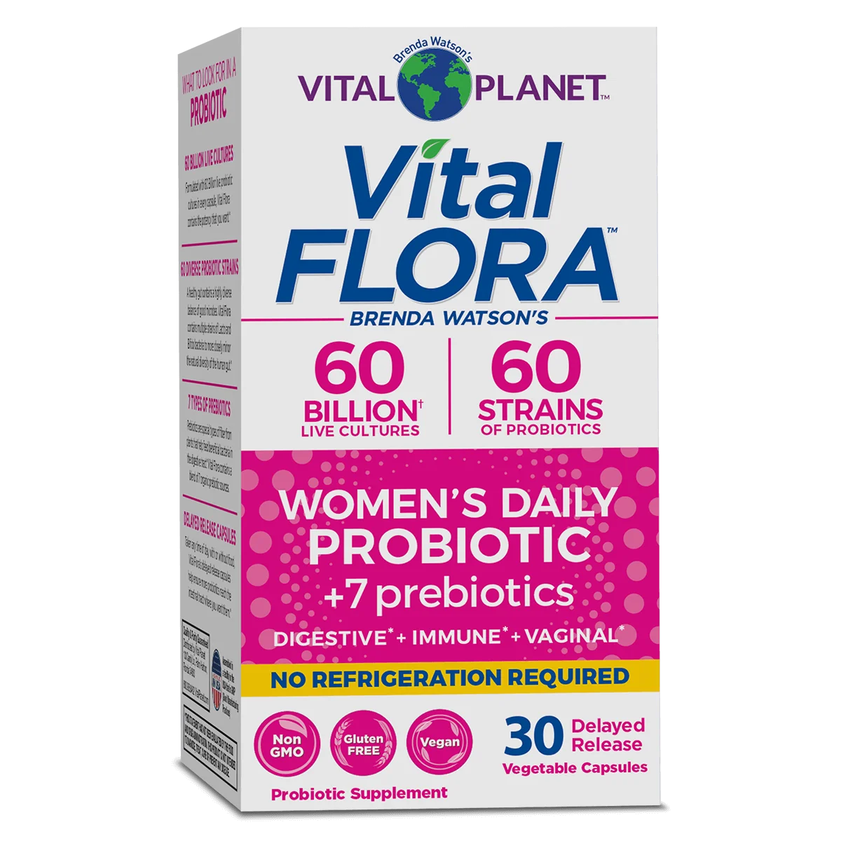 Vital Flora Women’s Daily Probiotic (Shelf Stable)
