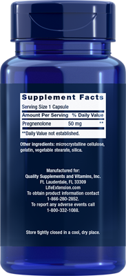 Life Extension Pregnenolone 50mg (100)