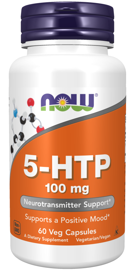 NOW 5-HTP 100 mg Veg Capsule (60 Veg Caps)