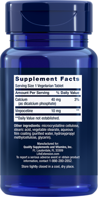 Life Extension Vinpocetine