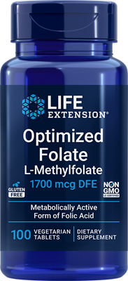 Life Extension Optimized Folate 1700mcg