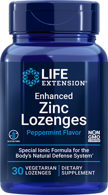 Life Extension Enhanced Zinc Lozenges (Peppermint)