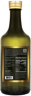 Life Extension California Estate Extra Virgin Olive Oil (500 ml / 16.9 fl oz)