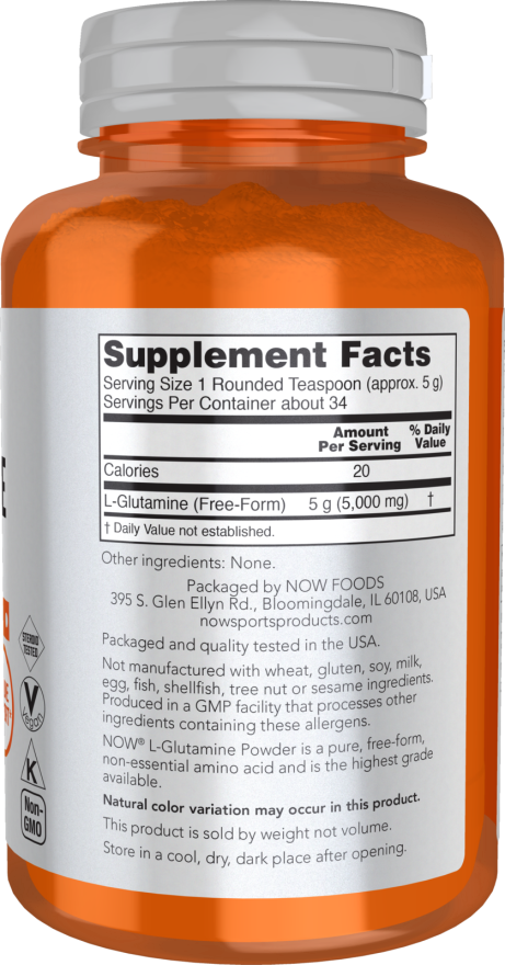 NOW  L-Glutamine Powder (6 oz)