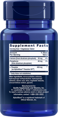 Life Extension Theanine XR™ Stress Relief