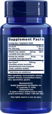 Life Extension  Vitamin C 24-Hour Liposomal Hydrogel™ Formula