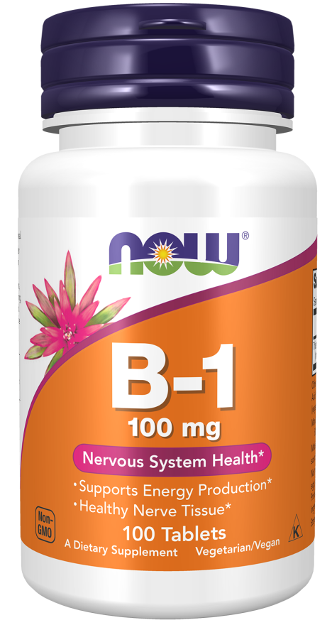 NOW Vitamin B-1 100 mg (100 Tablets)