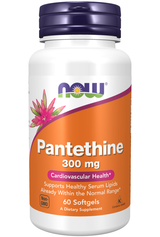 NOW Pantethine 300 mg (60 Softgels)