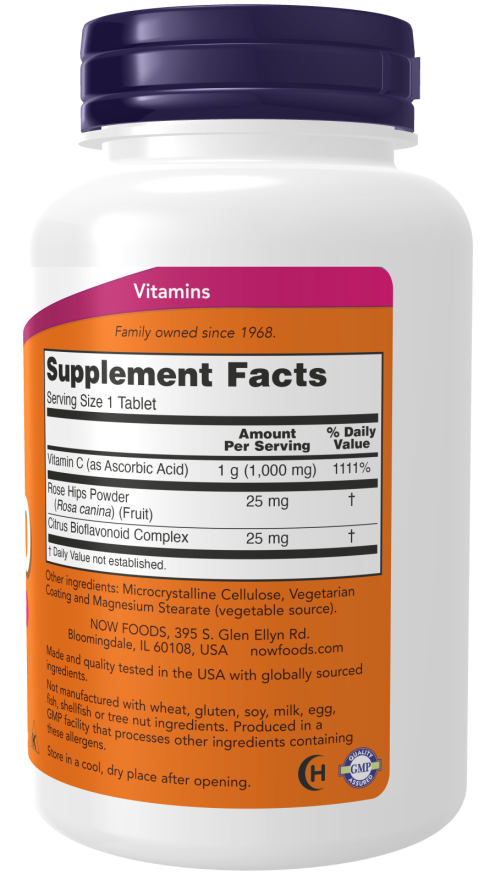 NOW Vitamin C-1000 (100 Tablets)