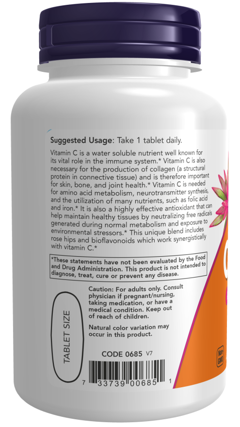 NOW Vitamin C-1000 (100 Tablets)