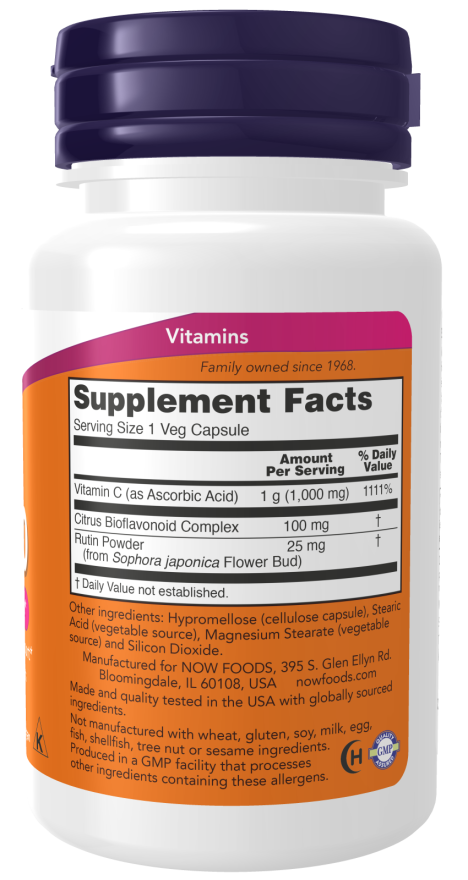 NOW Vitamin C-1000 Veg Capsules