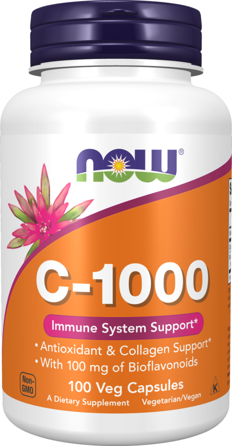 NOW Vitamin C-1000 Veg Capsules