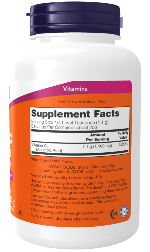 NOW Vitamin C Crystals Powder (1 lb)