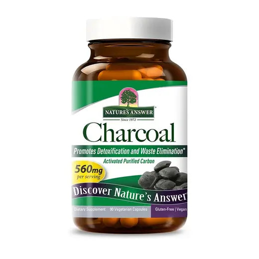 Nature's Answer Activated Charcoal 90 vegetarian capsules
