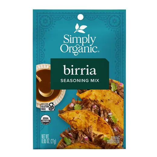 Simply Organic Birria Seasoning Mix 0.95 oz.