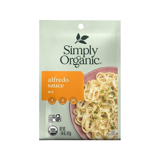 Simply Organic Alfredo Dry Packet