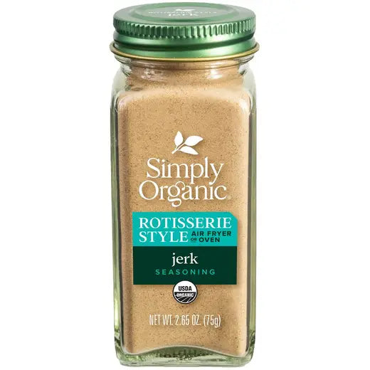 Simply Organic Jerk Rotisserie Style Seasoning 2.65 oz.