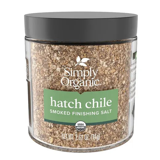 Simply Organic Hatch Chile Finishing Salt 2.61 oz.