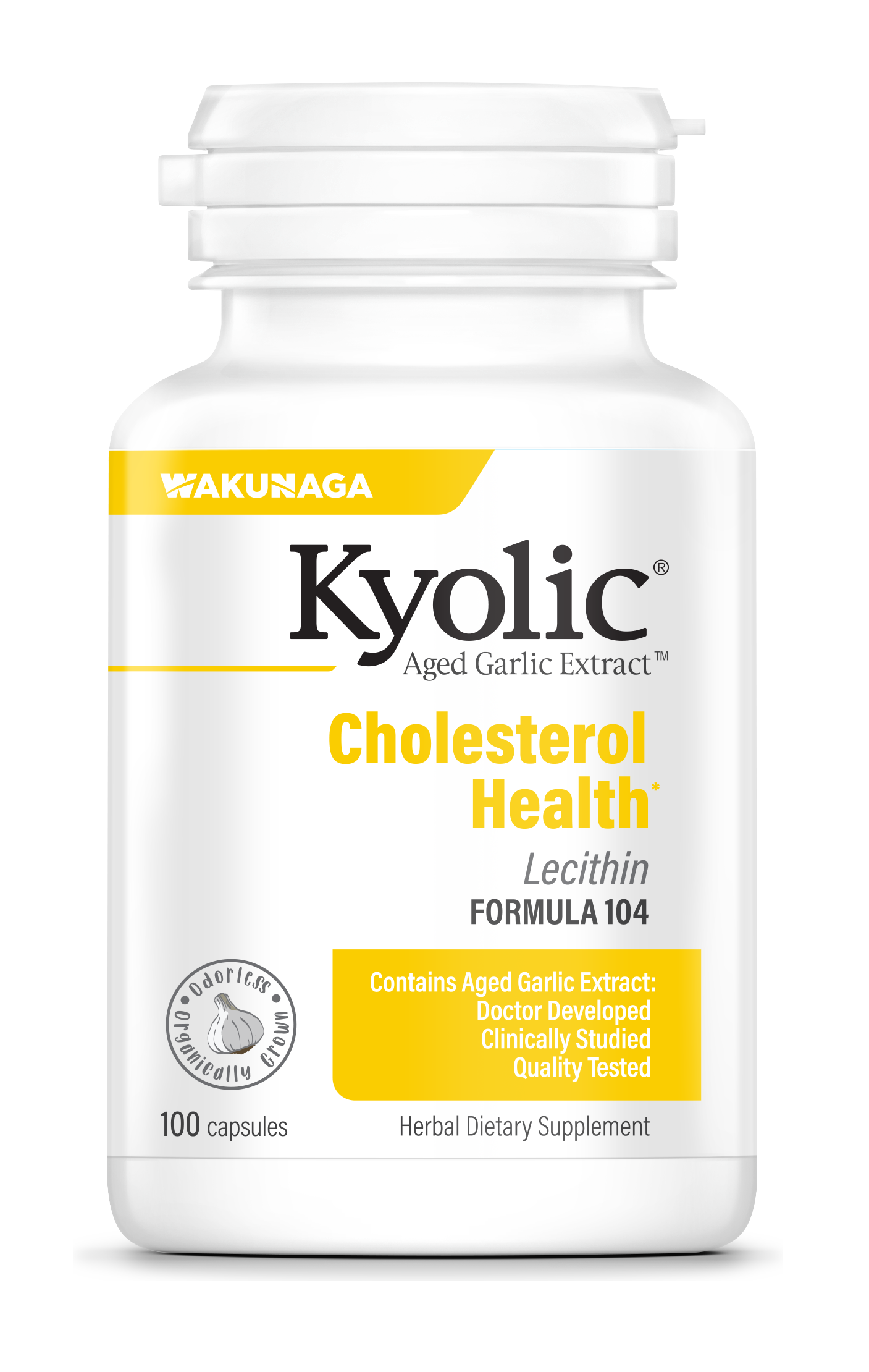 Kyolic Cholesterol Health Formula 104 (100 Caps)