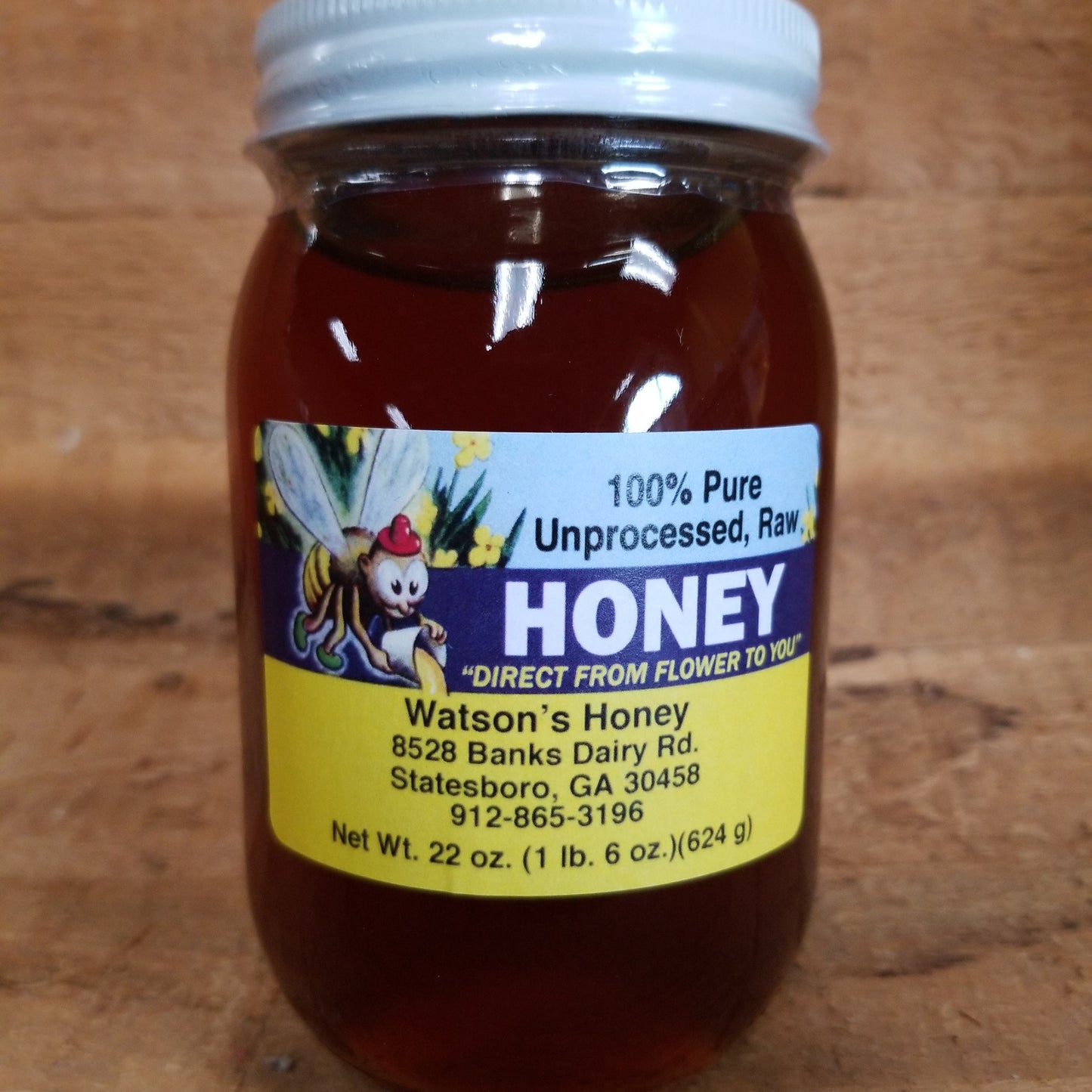 Watson Honey Raw Unprocessed (Local to Statesboro)