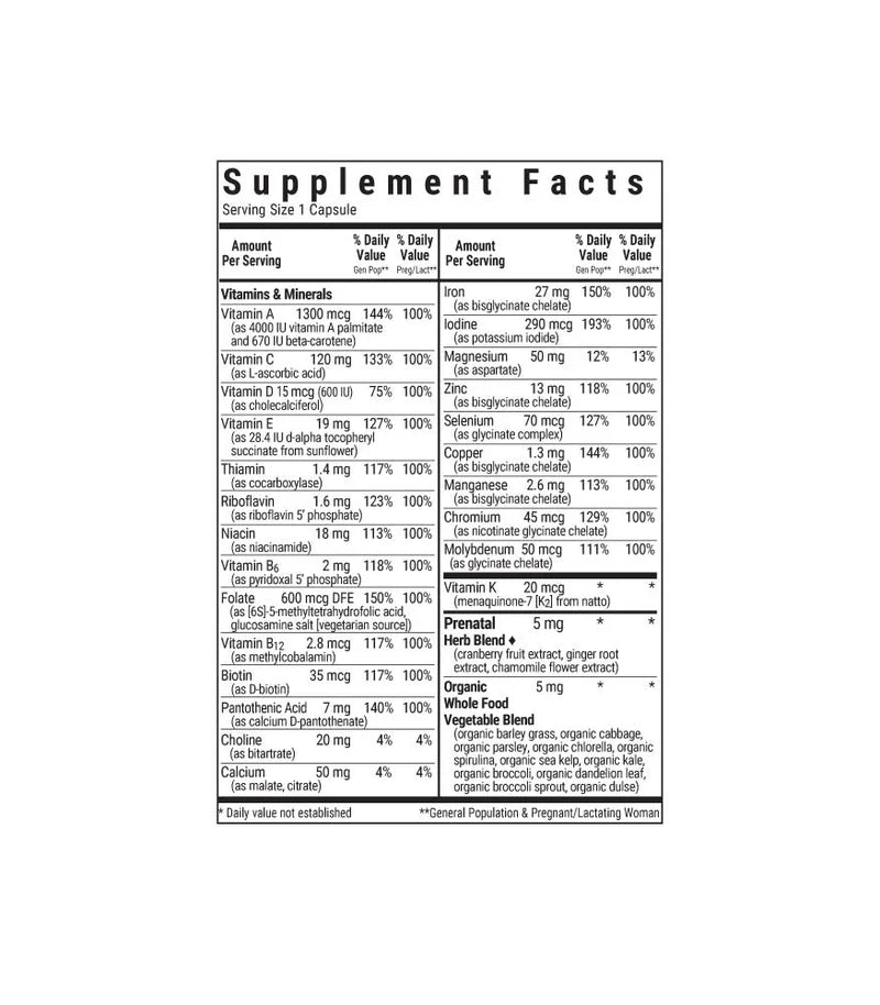 Bluebonnet Ladies Prenatal One