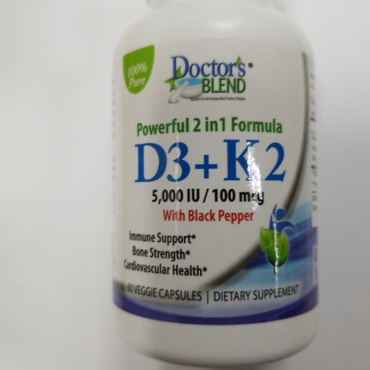 Doctors Blend D-3 & K-2 (60 cap)