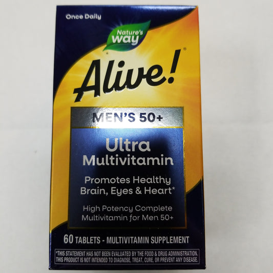 Natures Way Alive Mens 50+ Multi 1 Daily (60 Tab)