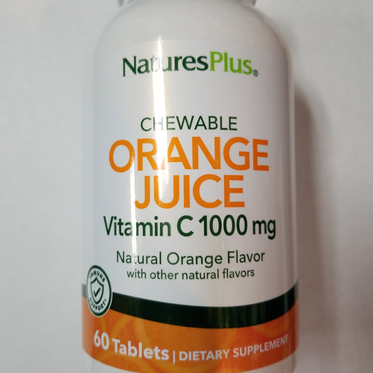 Natures Plus orange juice chews