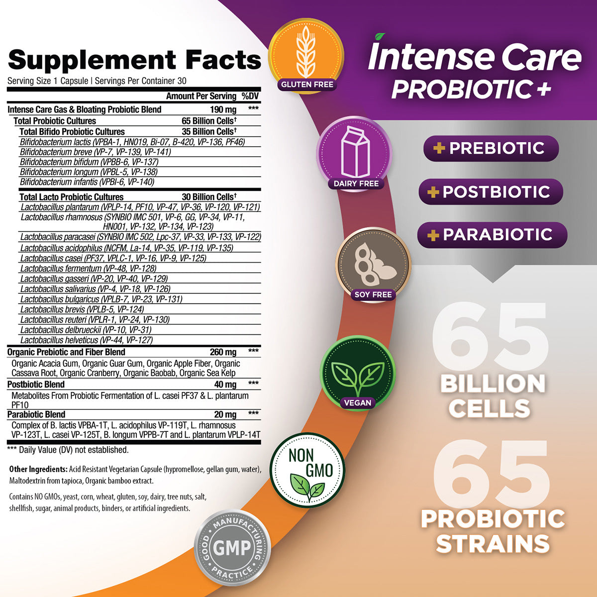 Vital Planet Intense Care Probiotics